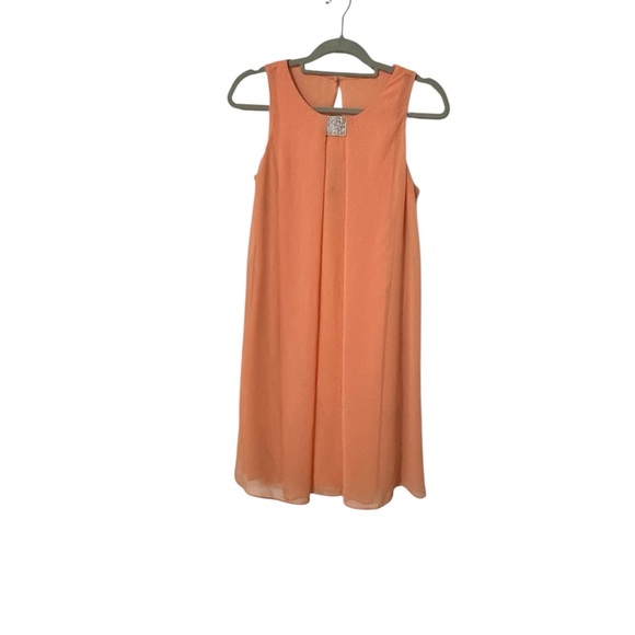5/$25 NWT Sleeveless Peach Dress- Size 6 - Picture 1 of 6